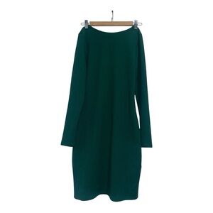 H&M emerald green body shaping dress size S